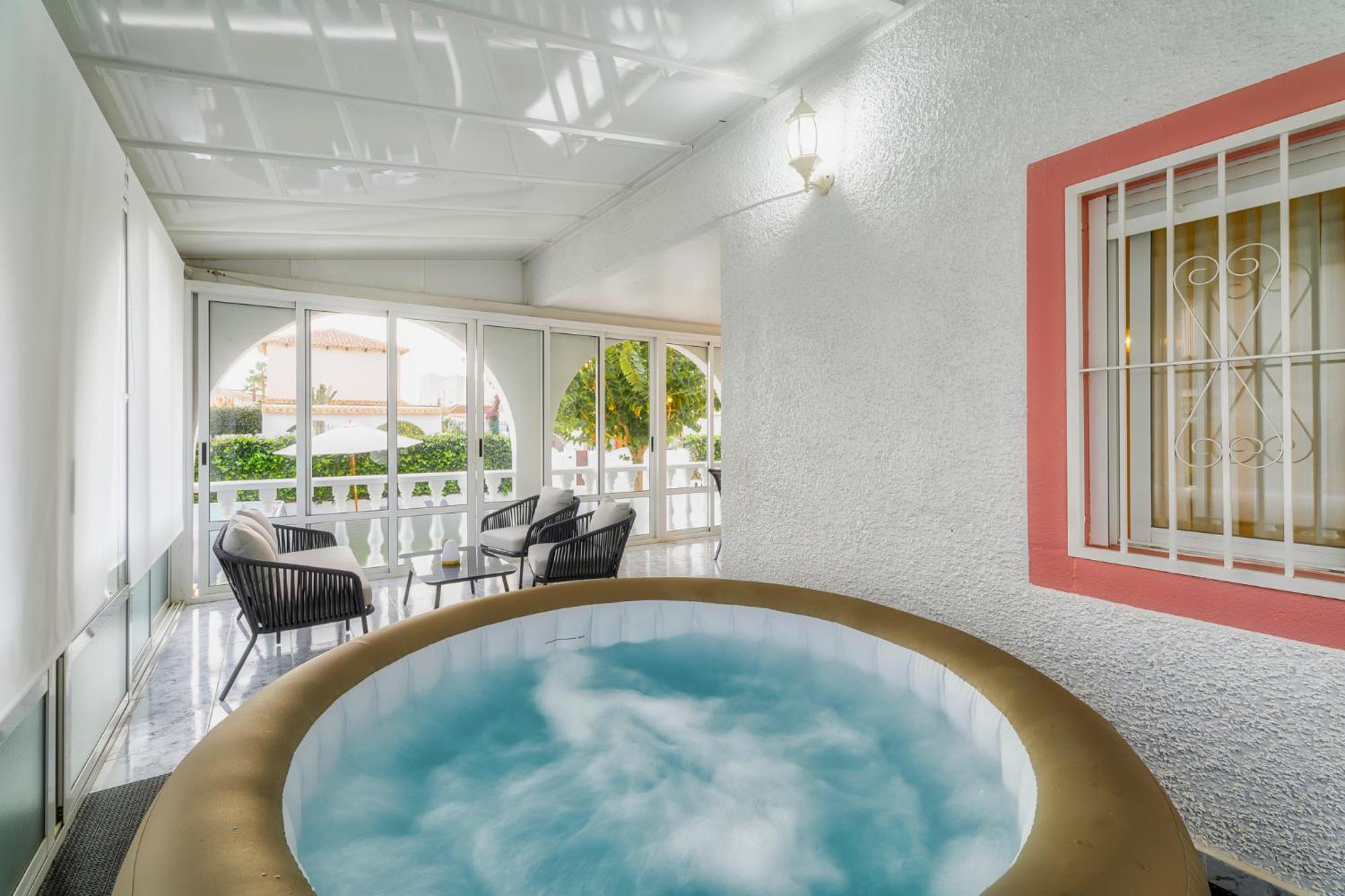 Villa Marie Estancia Premium En El Mar Menor Con Jacuzzi Climatizado لوس نارغوس المظهر الخارجي الصورة