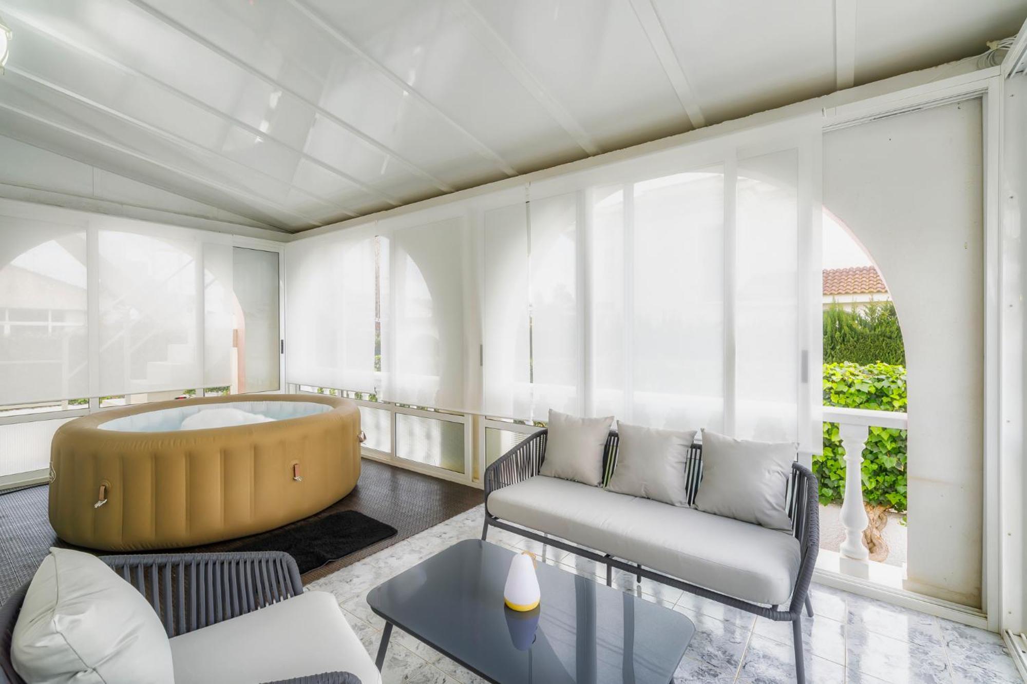 Villa Marie Estancia Premium En El Mar Menor Con Jacuzzi Climatizado لوس نارغوس المظهر الخارجي الصورة